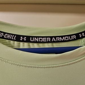 Under Armour ISO Chill Heatgear 3x lime green s/s shirt, NWT